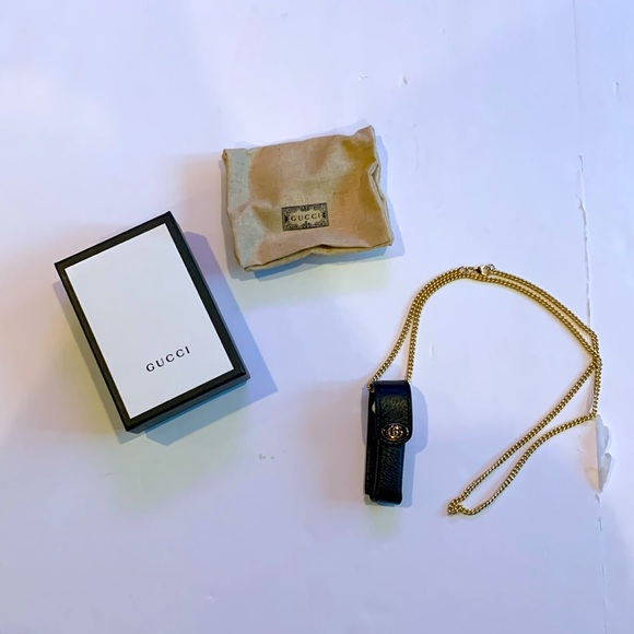 New Gucci Necklace /Lipstick Holder - Picture 1 of 4